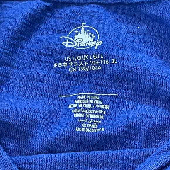 Disney Ombre 50th Anniversary Celebration T-Shirt Unisex Size Large Blue Cotton - Picture 5 of 11